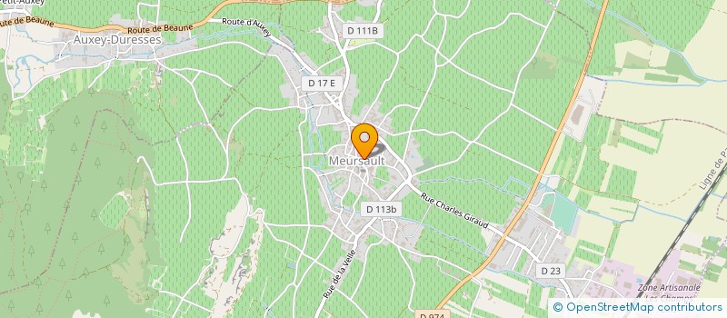 localisation de l'entreprise MONSIEUR BERNARD BARBOTTE à MEURSAULT