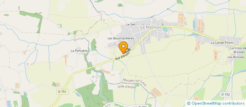 localisation de l'entreprise MONSIEUR BERNARD BARDY à MAUGES-SUR-LOIRE