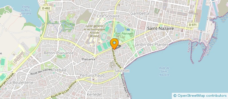 localisation de l'entreprise MONSIEUR BERNARD BARILLE à SAINT-NAZAIRE