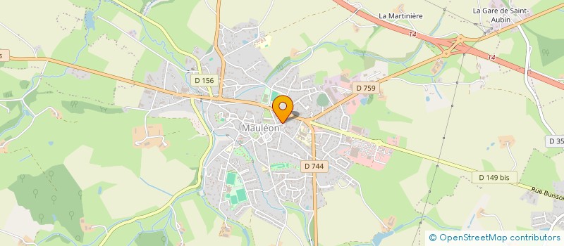 localisation de l'entreprise MONSIEUR BERNARD BARON  MAULEON