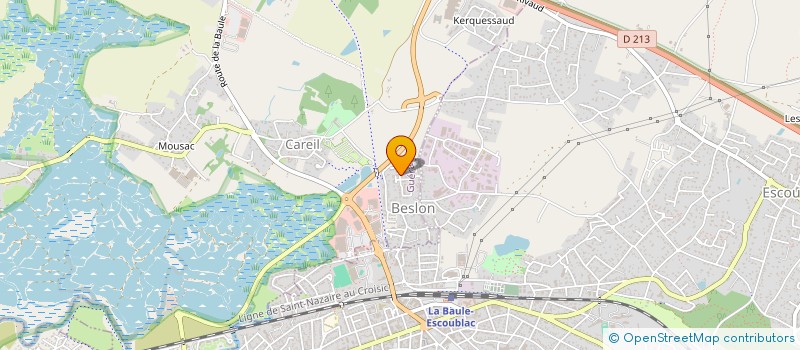 localisation de l'entreprise MONSIEUR BERNARD BARREIROS  GUERANDE