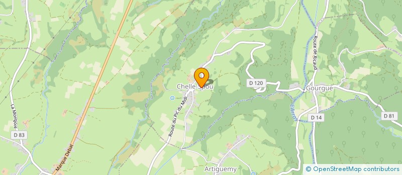 localisation de l'entreprise MONSIEUR BERNARD BARTHE  TILHOUSE