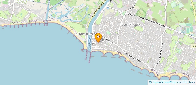 localisation de l'entreprise MONSIEUR BERNARD BARTHOLI à AGDE