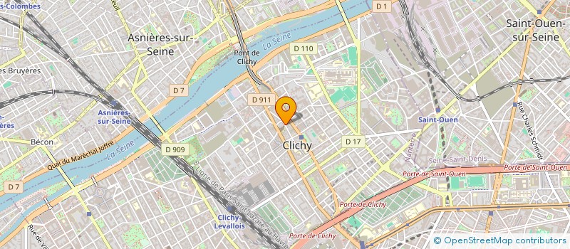 localisation de l'entreprise MONSIEUR BERNARD BASSAGAISTEGUY à CLICHY