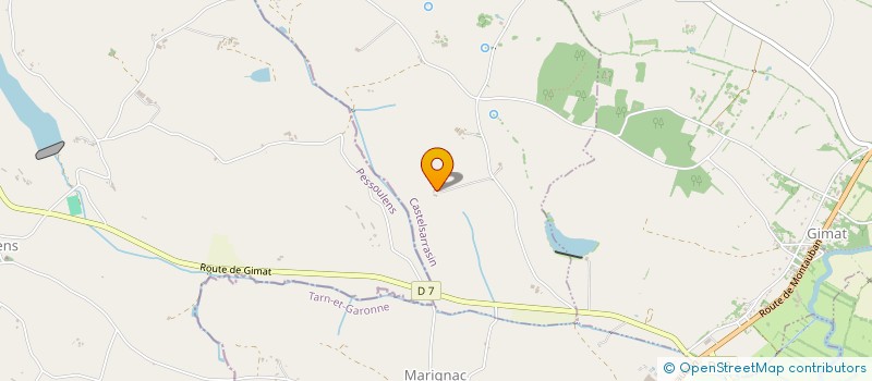 localisation de l'entreprise MONSIEUR BERNARD BATIER  LE CAUSE