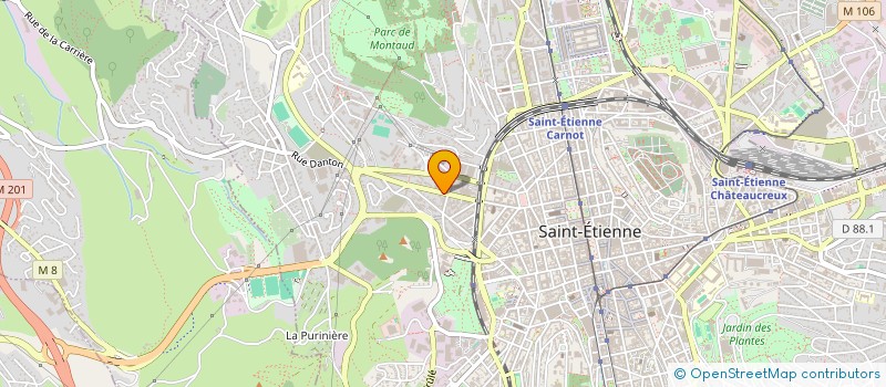 localisation de l'entreprise MONSIEUR BERNARD BAUBRAN  SAINT-ETIENNE