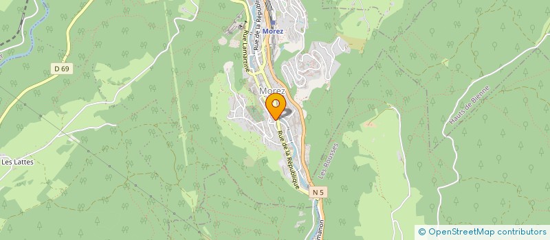 localisation de l'entreprise MONSIEUR BERNARD BAUD à HAUTS DE BIENNE