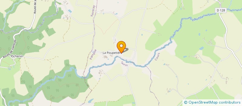 localisation de l'entreprise MONSIEUR BERNARD BAUDET  PAMPLIE