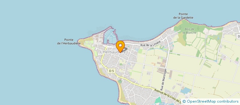 localisation de l'entreprise MONSIEUR BERNARD BAUDOT à NOIRMOUTIER-EN-L'ILE