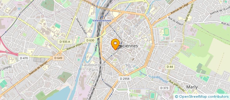 localisation de l'entreprise MONSIEUR BERNARD BAUDUIN à VALENCIENNES