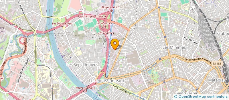 localisation de l'entreprise MONSIEUR BERNARD BAUER à TOULOUSE