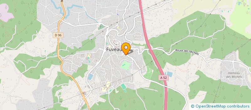 localisation de l'entreprise MONSIEUR BERNARD BAUR  FUVEAU