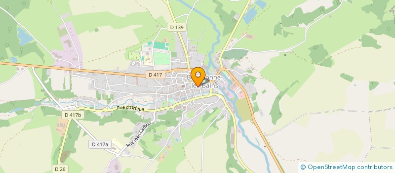 localisation de l'entreprise MONSIEUR BERNARD BEAGUE à BOURBONNE-LES-BAINS