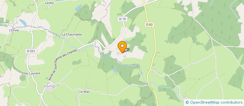 localisation de l'entreprise MONSIEUR BERNARD BEAUMONT  MIREMONT