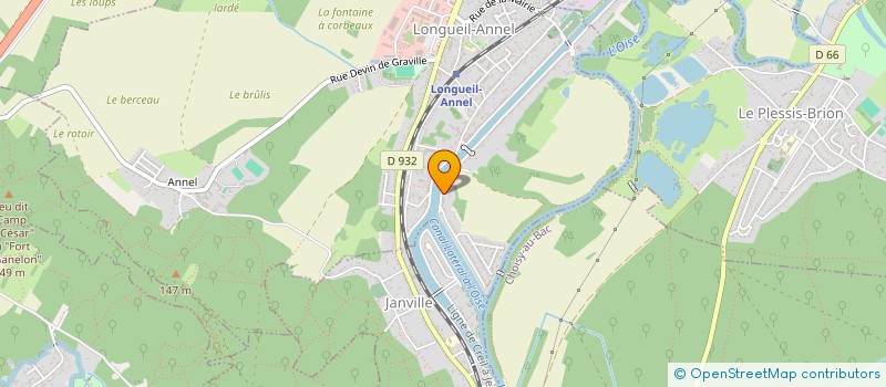 localisation de l'entreprise MONSIEUR BERNARD BEAUSSART  LONGUEIL-ANNEL