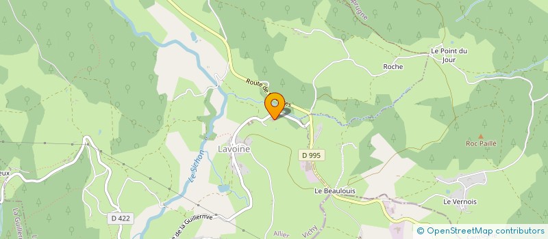 localisation de l'entreprise MONSIEUR BERNARD BECOUZE à SAINT-NICOLAS-DES-BIEFS