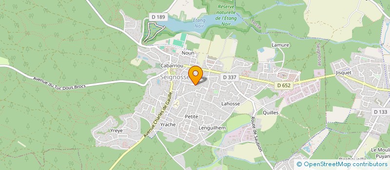 localisation de l'entreprise MONSIEUR BERNARD BEGARDS  SEIGNOSSE