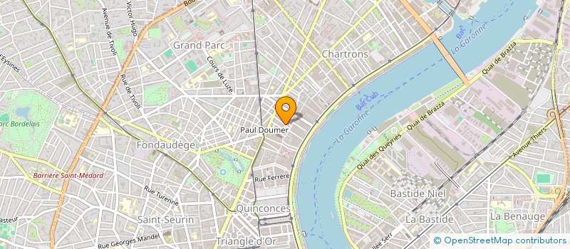 localisation de l'entreprise MONSIEUR BERNARD BEGARIE à BORDEAUX