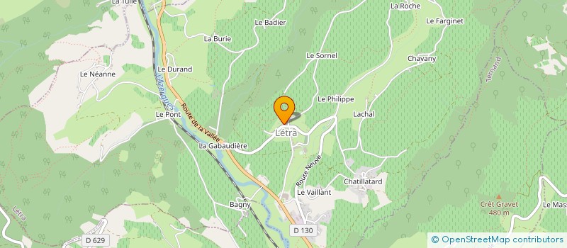 localisation de l'entreprise MONSIEUR BERNARD BEGUET  CHAMELET