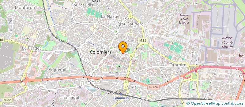 localisation de l'entreprise MONSIEUR BERNARD BELIN à COLOMIERS