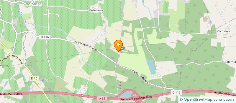 localisation de l'entreprise MONSIEUR BERNARD BELLOC  SAINT-PIERRE-DE-MONS