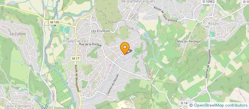 localisation de l'entreprise MONSIEUR BERNARD BELLUC à PRADES-LE-LEZ