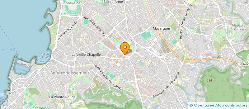 localisation de l'entreprise MONSIEUR BERNARD BEN HAIM à MARSEILLE