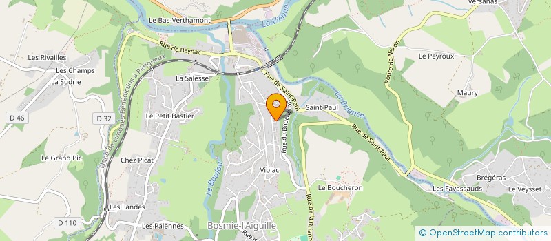 localisation de l'entreprise MONSIEUR BERNARD BENARD  BOSMIE-L'AIGUILLE