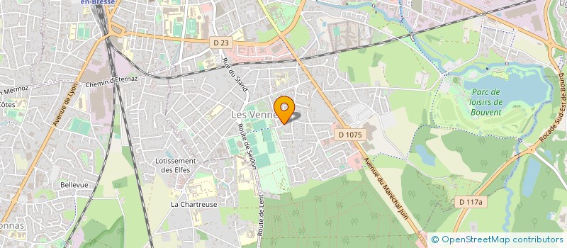 localisation de l'entreprise MONSIEUR BERNARD BENAUD à BOURG-EN-BRESSE