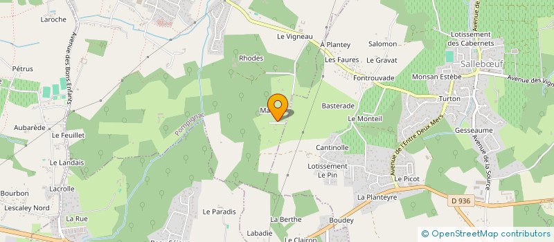 localisation de l'entreprise MONSIEUR BERNARD BENITO  POMPIGNAC