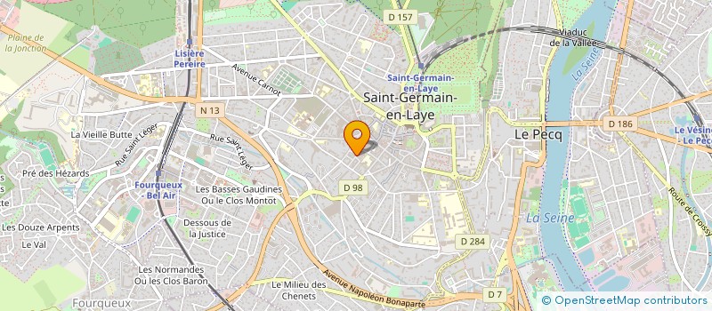 localisation de l'entreprise MONSIEUR BERNARD BENNAMIAS  SAINT-GERMAIN-EN-LAYE