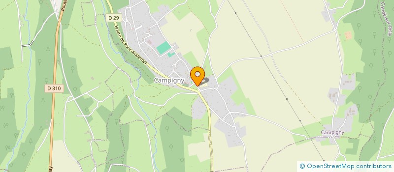 localisation de l'entreprise MONSIEUR BERNARD BENOIST  CAMPIGNY