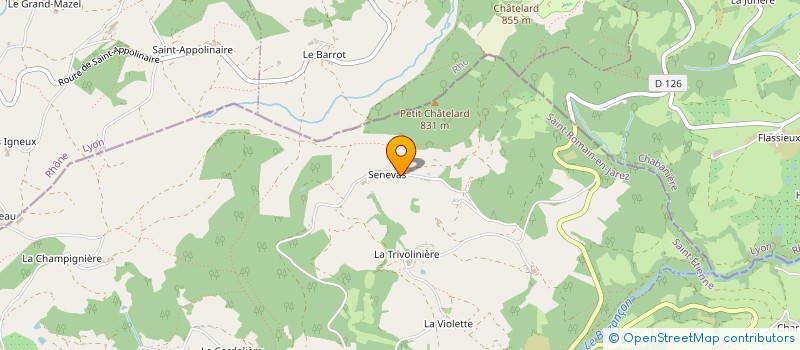 localisation de l'entreprise MONSIEUR BERNARD BENOIT à SAINT-ROMAIN-EN-JAREZ