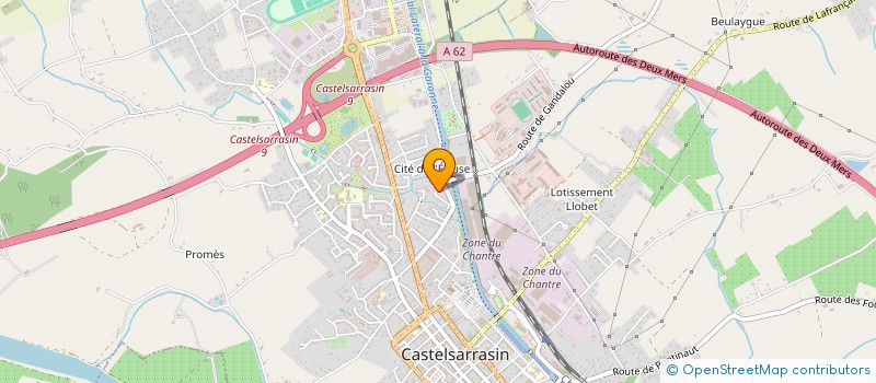 localisation de l'entreprise MONSIEUR BERNARD BEQUIE  CASTELSARRASIN