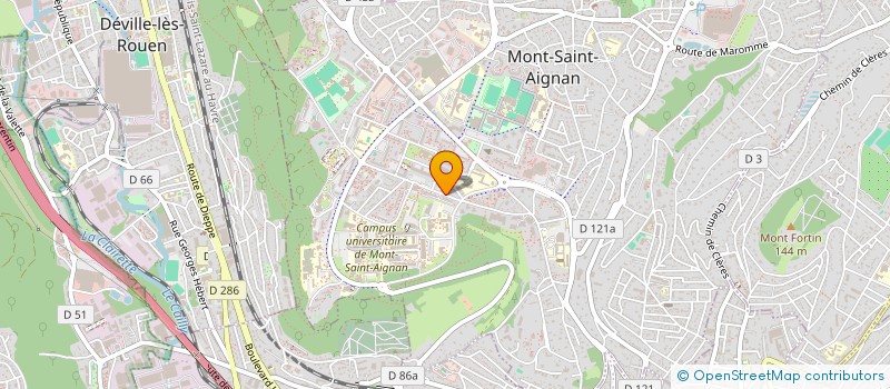 localisation de l'entreprise MONSIEUR BERNARD BERANGER  MONT-SAINT-AIGNAN