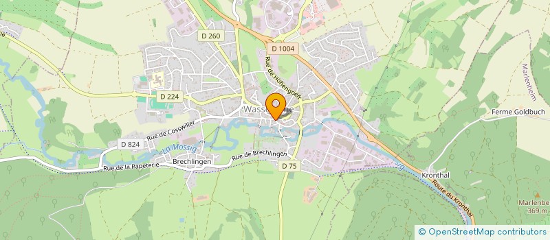 localisation de l'entreprise MONSIEUR BERNARD BERKTOLD à WASSELONNE