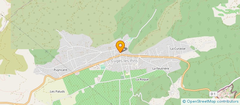 localisation de l'entreprise MONSIEUR BERNARD BERNAUX à CUGES-LES-PINS