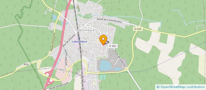 localisation de l'entreprise MONSIEUR BERNARD BERNEDE à LABOUHEYRE