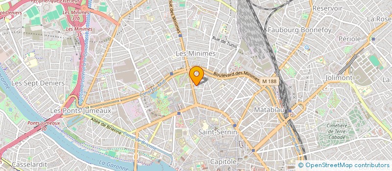 localisation de l'entreprise MONSIEUR BERNARD BERSEILLE à TOULOUSE