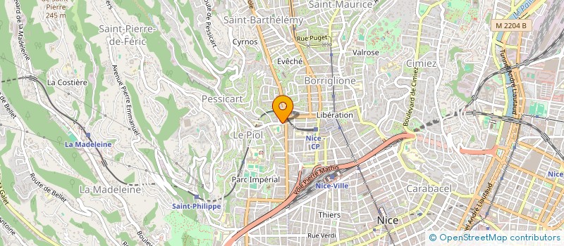 localisation de l'entreprise MONSIEUR BERNARD BERT à NICE