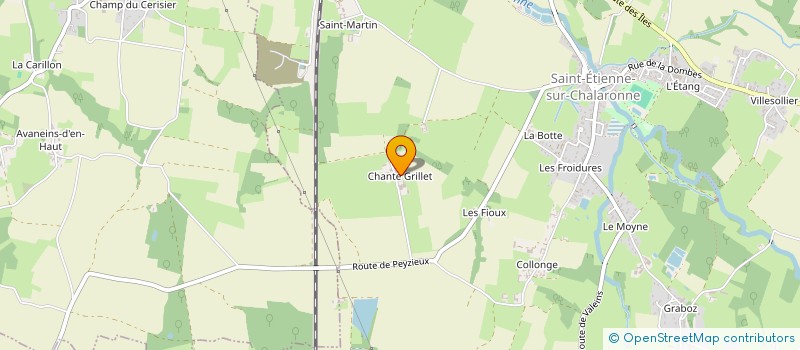 localisation de l'entreprise MONSIEUR BERNARD BERTHIER  SAINT-ETIENNE-SUR-CHALARONNE