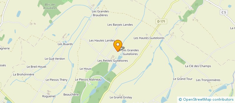 localisation de l'entreprise MONSIEUR BERNARD BERTRAND à CHEMILLE-EN-ANJOU