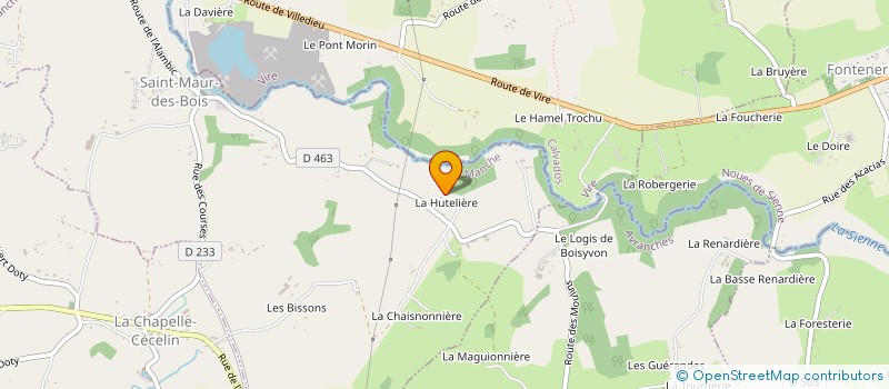 localisation de l'entreprise MONSIEUR BERNARD BERTRAND à SAINT-MAUR-DES-BOIS