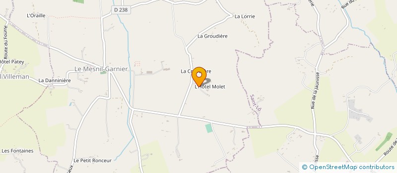 localisation de l'entreprise MONSIEUR BERNARD BERTRAND à LE MESNIL-GARNIER
