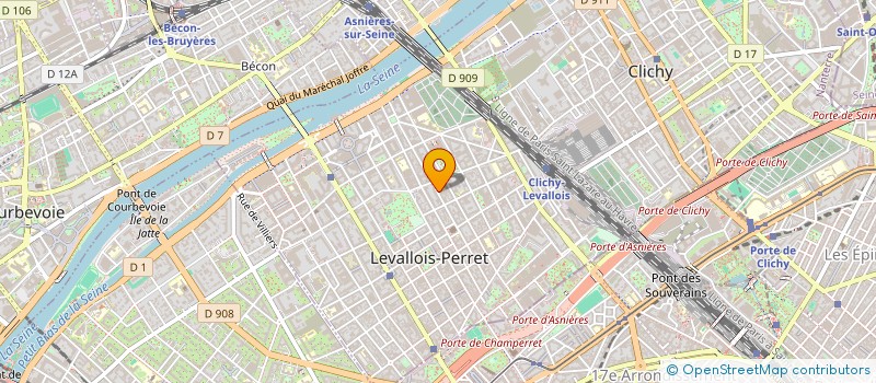 localisation de l'entreprise MONSIEUR BERNARD BERTRAND à LEVALLOIS-PERRET