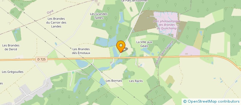 localisation de l'entreprise MONSIEUR BERNARD BESLAND à SENILLE-SAINT-SAUVEUR