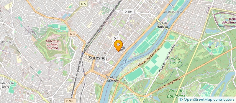 localisation de l'entreprise MONSIEUR BERNARD BESSEAU à SURESNES
