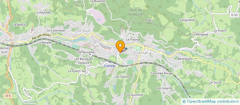 localisation de l'entreprise MONSIEUR BERNARD BESSES  CRANSAC