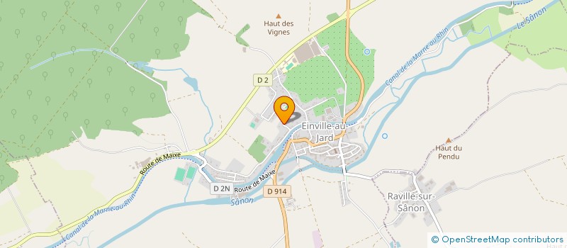 localisation de l'entreprise MONSIEUR BERNARD BESSOT à EINVILLE-AU-JARD