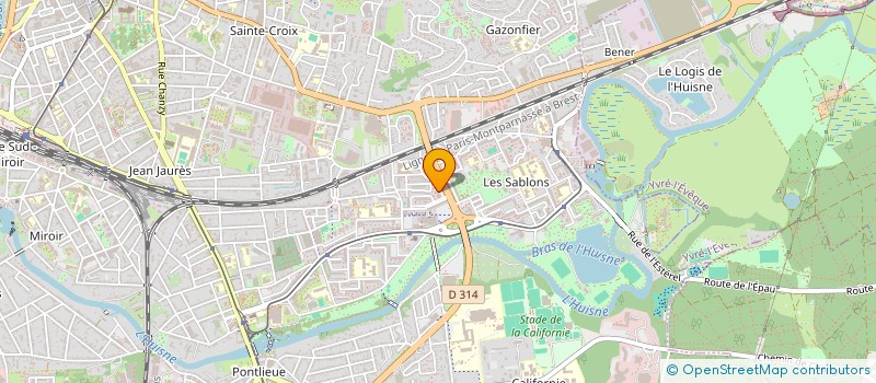 localisation de l'entreprise MONSIEUR BERNARD BEUCHER à LE MANS